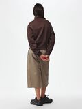 Product image thumbnail 3 PCSALI CHILLI HIGH NECK  ZIPPED SWEATSHIRT, Hot Fudge