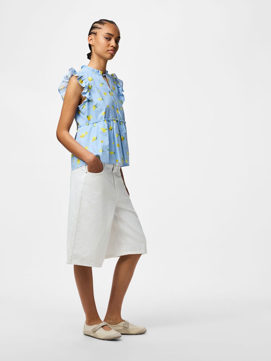 Carousel image - TOP BEZ RĘKAW&Oacute;W, Cashmere Blue | 7