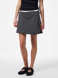 Product image thumbnail - PCFLORA MW WRAP DENIM MINI SKIRT, Grey Denim | 1