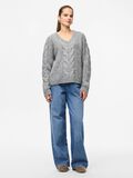 Product image thumbnail - PCNINA PULLOVER, Medium Grey Melange | 3