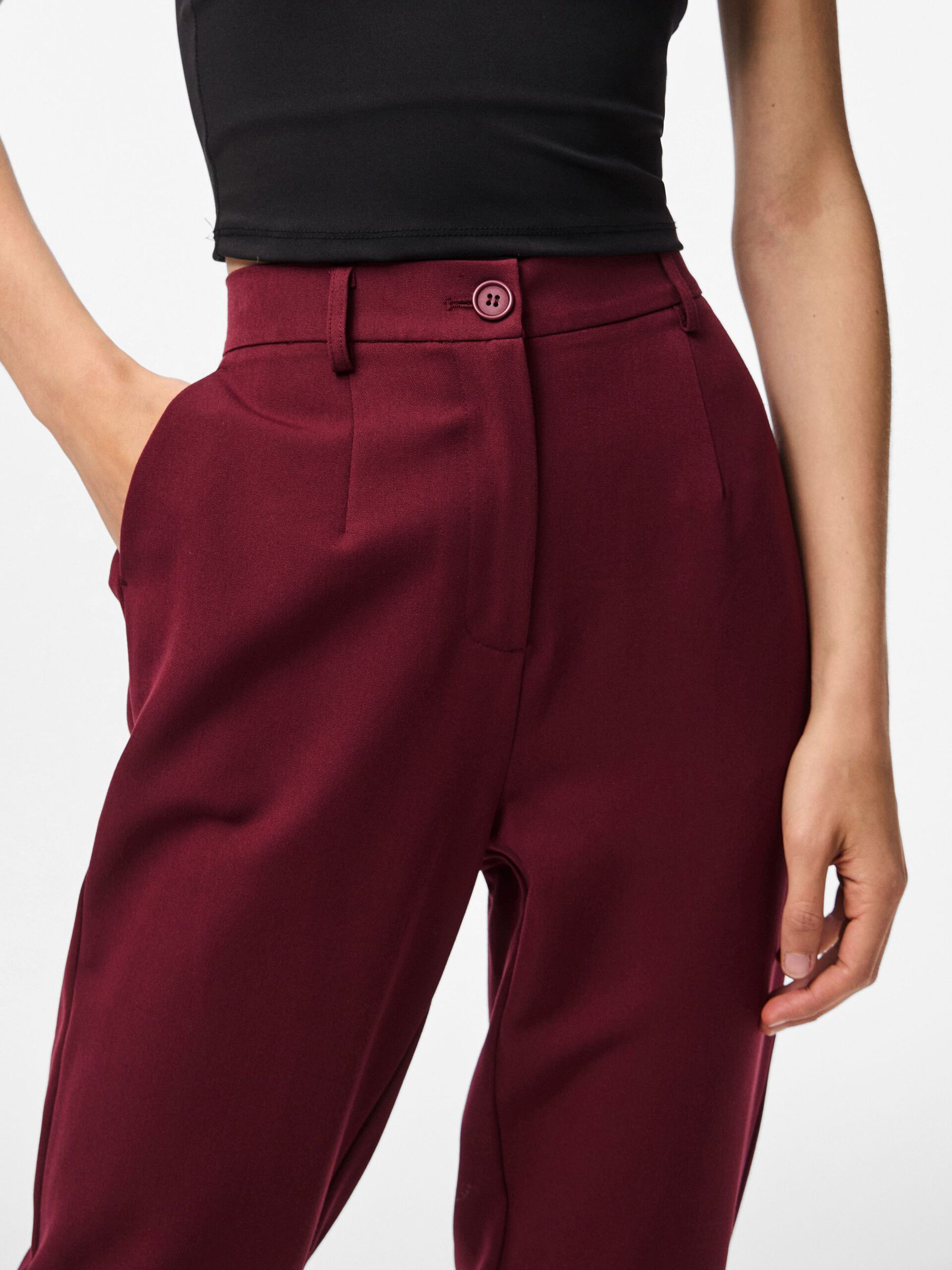 Carousel image - PCKAMIL - LONGUER CHEVILLE PANTALON, Tawny Port | 4
