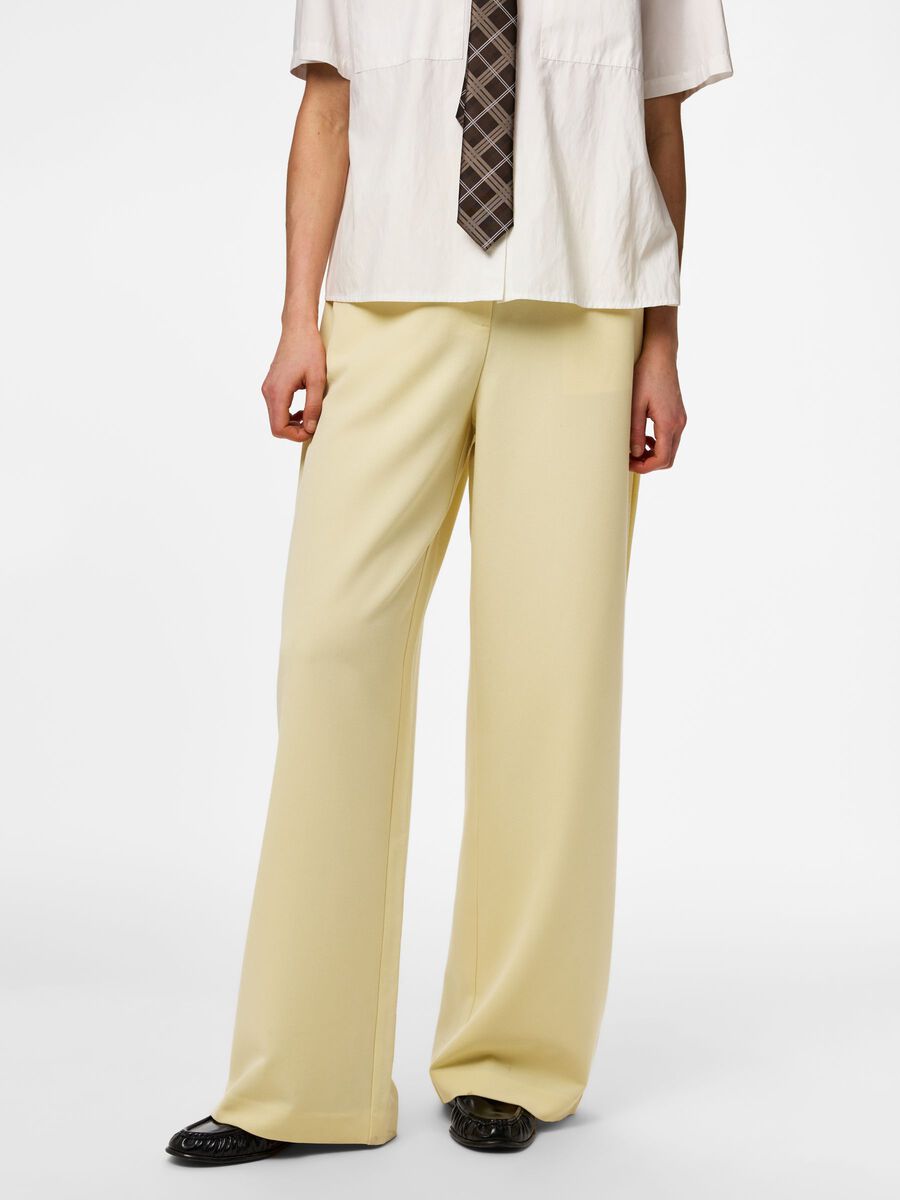 Product carousel image - PCKAMIL PANTALON &Agrave; JAMBE AMPLE, French Vanilla | 1