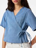 Product image thumbnail - PCFLORA  DENIM SHIRT, Light Blue Denim | 4
