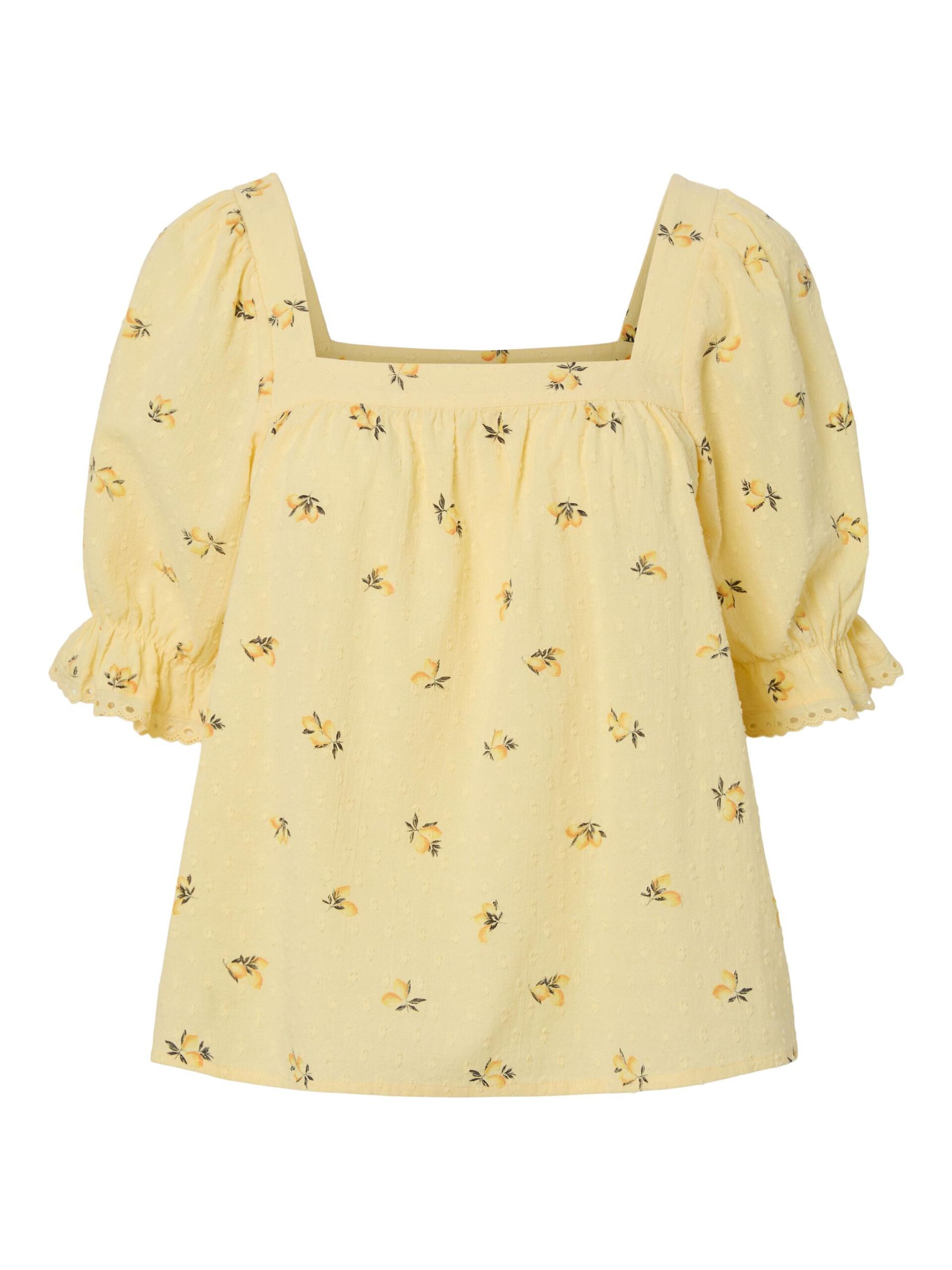 Carousel image - PCTHEA KORTERMET BLUSE, Pale Banana | 6