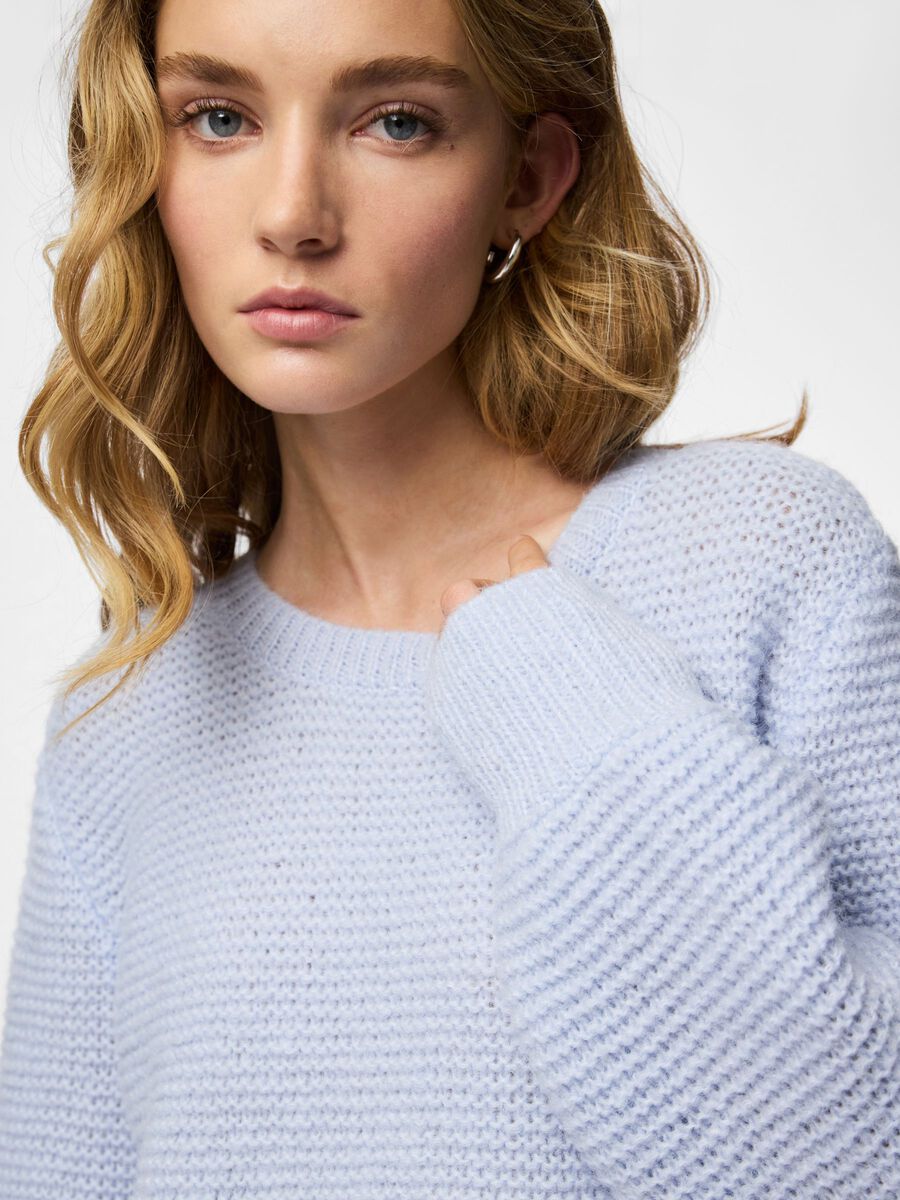 Carousel image -  PCRINNA  KNITTED PULLOVER, Xenon Blue | 4