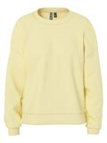 Product image thumbnail - PCCHILLI LOOSE FIT SWEATSHIRT, French Vanilla | 6