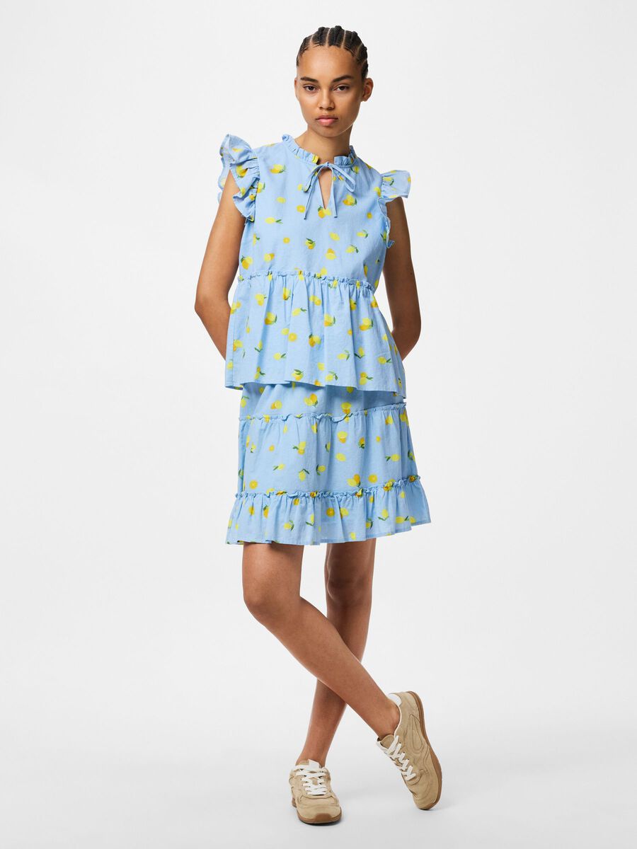 Carousel image - PCEMMA - TH MINI-JUPE, Cashmere Blue | 5