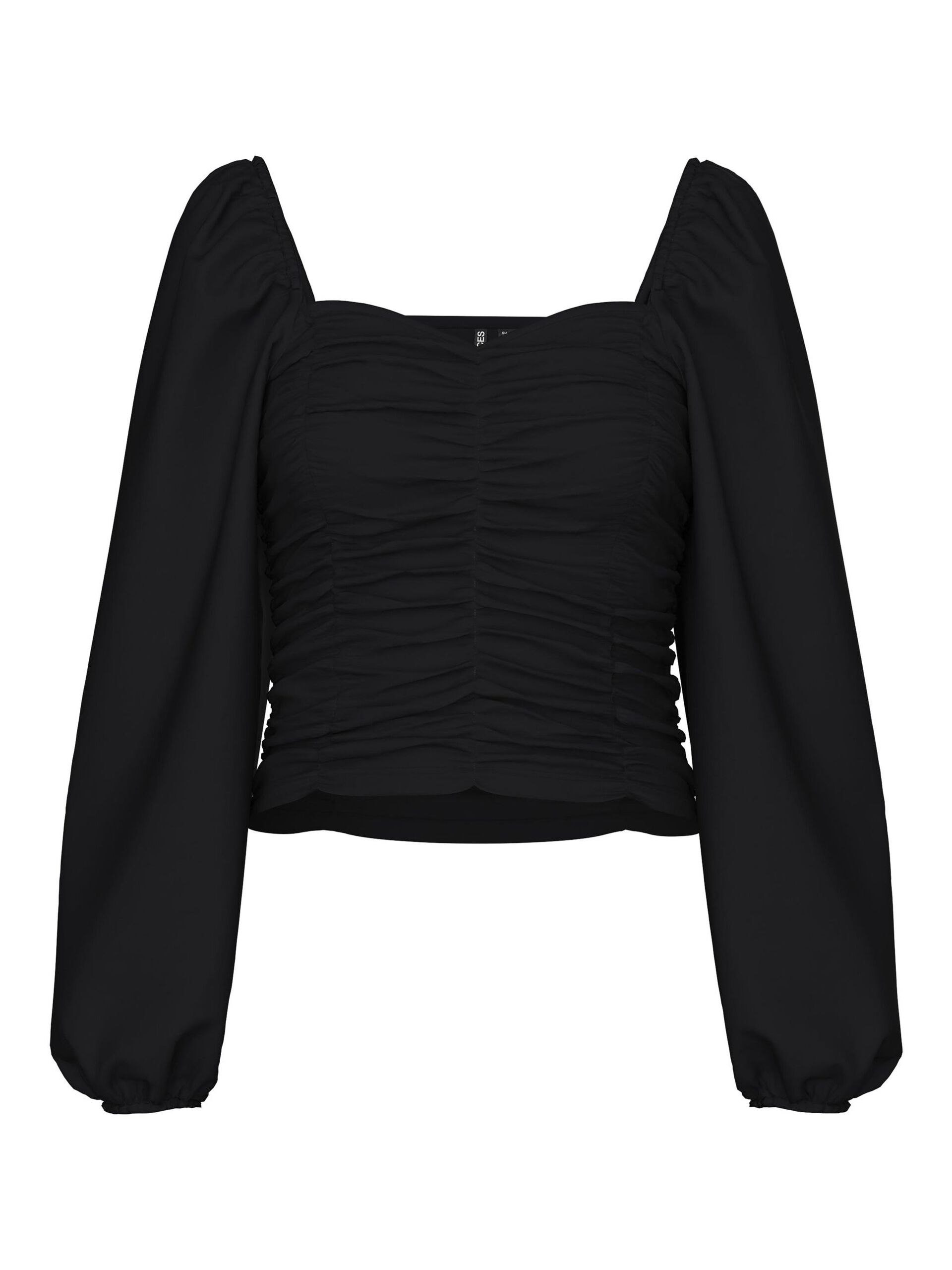 Carousel image - PCMALYSIA LONG SLEEVED TOP, Black | 6