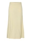 Product image thumbnail - PCPAM KNITTED SKIRT, French Vanilla | 7