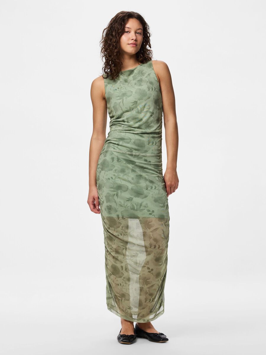 Product carousel image - PCALLY MIDI DRESS, Woodbine | 1
