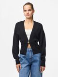 Product image thumbnail - PCNAVIS STRIKKET CARDIGAN, Black | 1