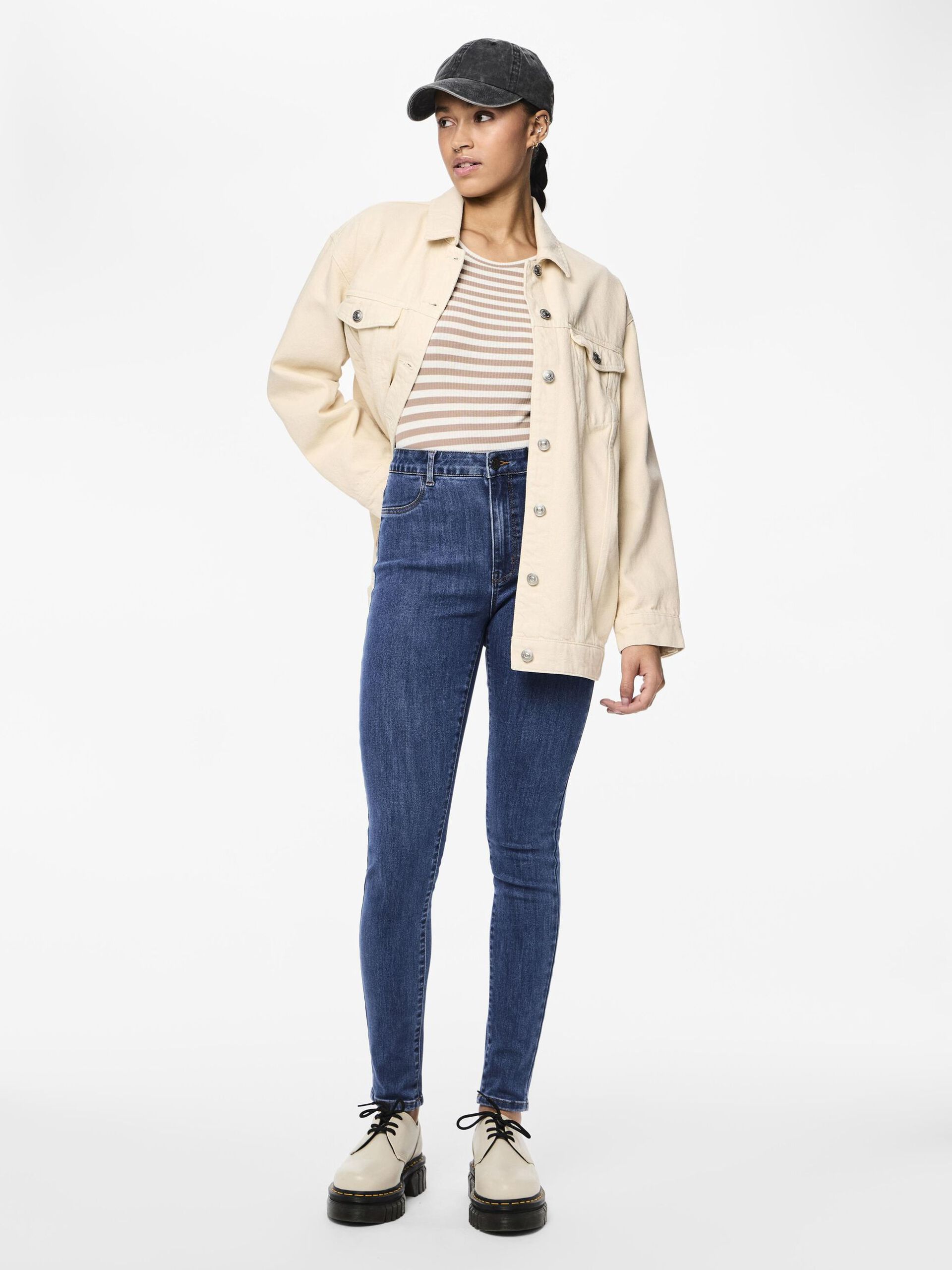 Carousel image - PCDEA HW JEGGINGS, Medium Blue Denim | 5