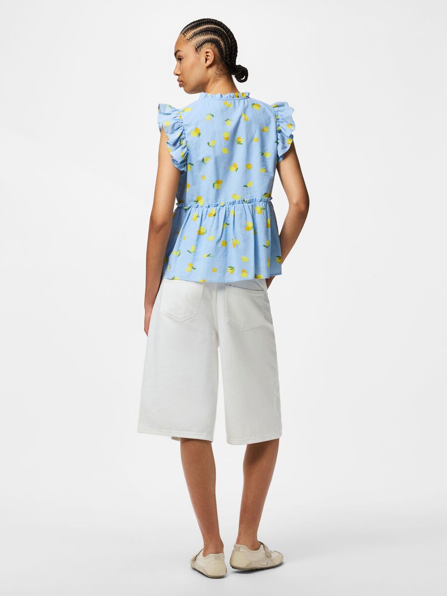 Product carousel image - PCEMMA  SLEEVELESS TOP, Cashmere Blue | 2