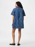 Product image thumbnail - PCFLORA  DENIM DRESS, Medium Blue Denim | 2