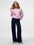 Product image thumbnail - PCNOR FRILL  KNITTED PULLOVER, Pink Tulle | 3