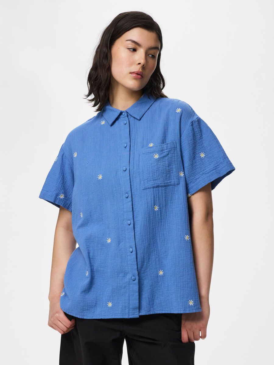 Carousel image - CAMICIA A MANICHE CORTE, Riverside | 6