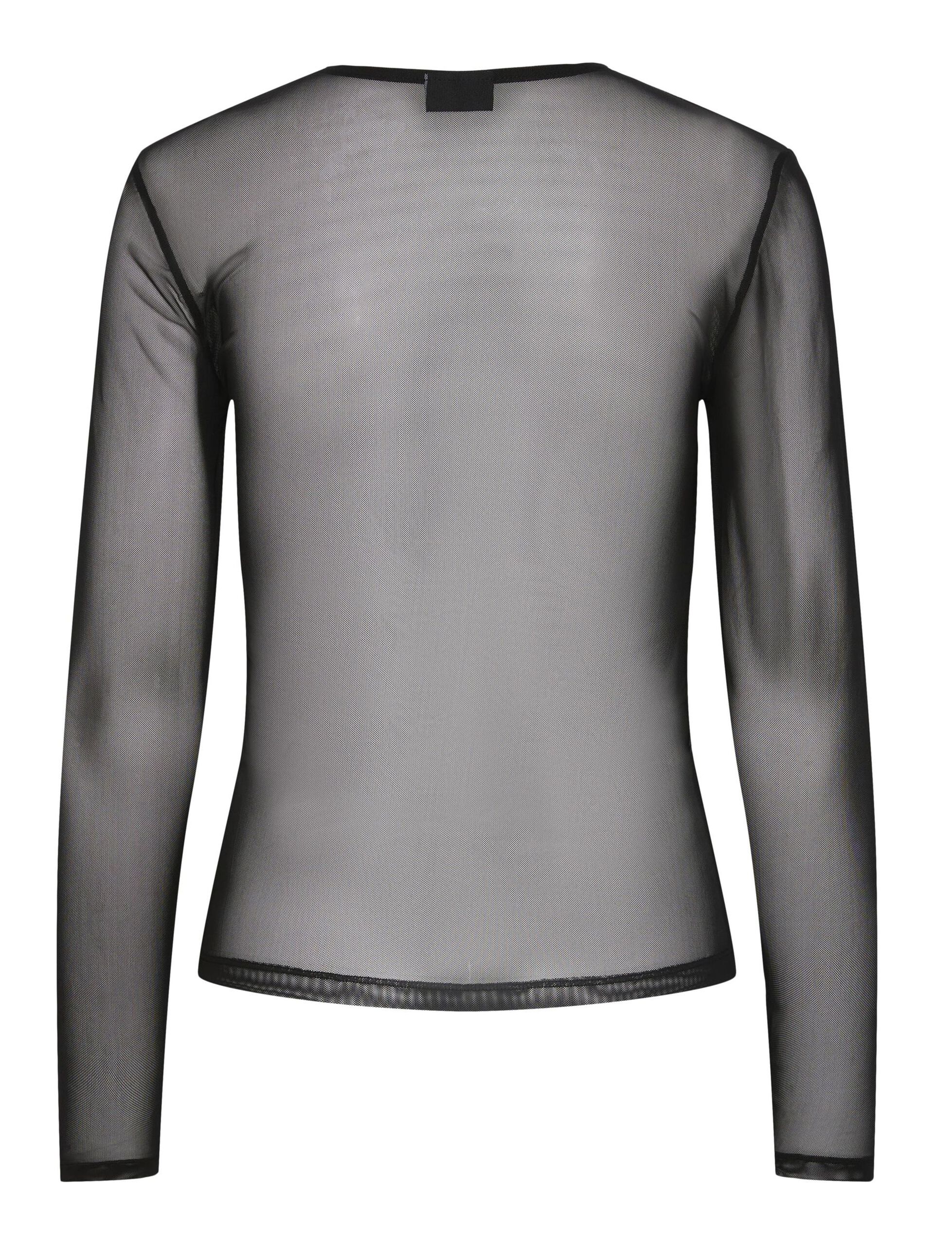 Carousel image - TOP DE MANGA LARGA, Black | 6