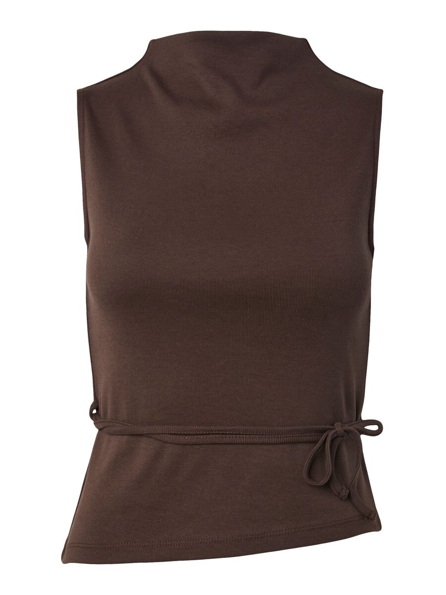 Carousel image 5 PCOLIVE H&Oslash;J HALS TANKTOP, Hot Fudge