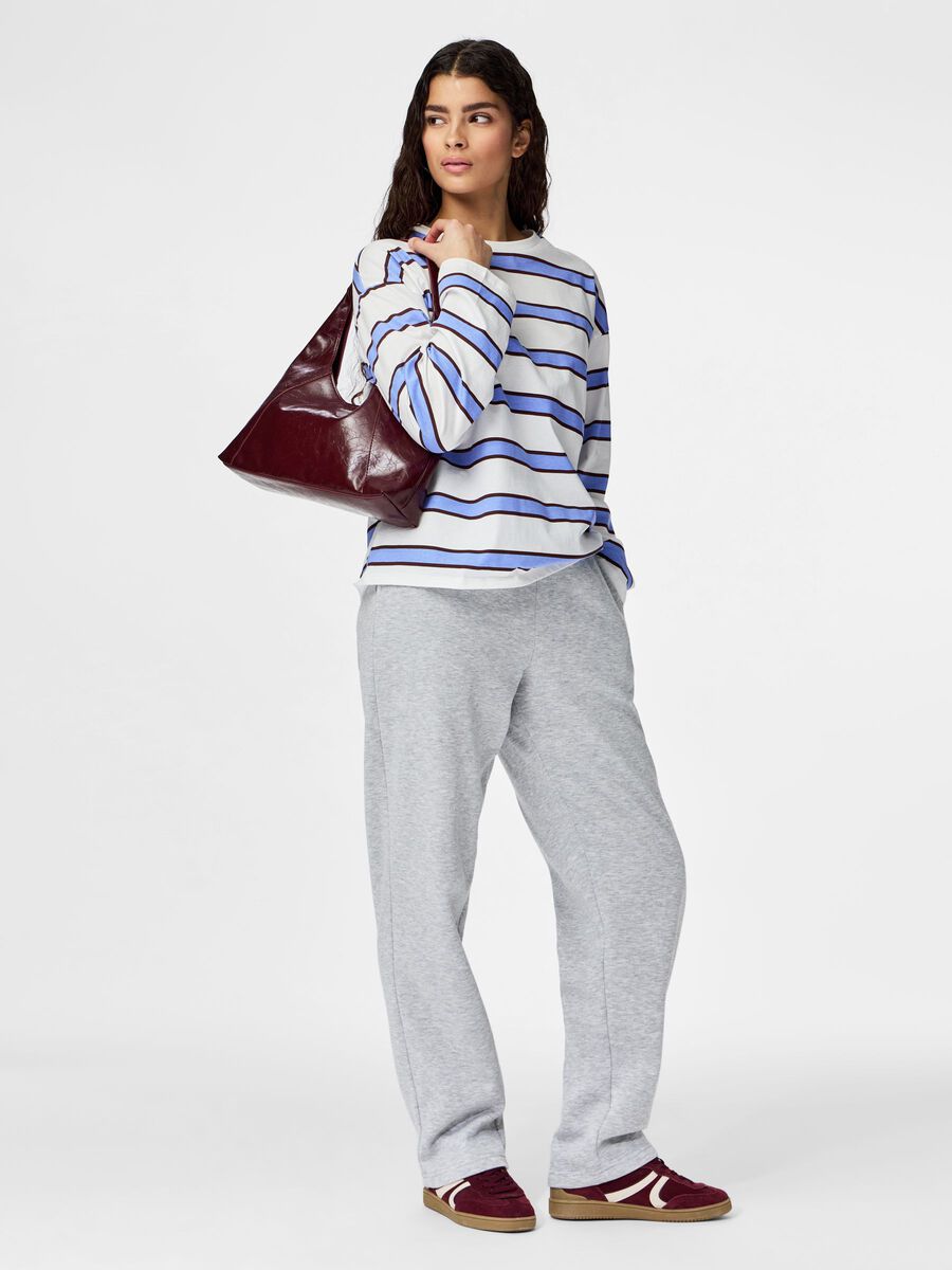 Product carousel image - PCCHILLI STRAIGHT SWEATPANTS, Light Grey Melange | 1