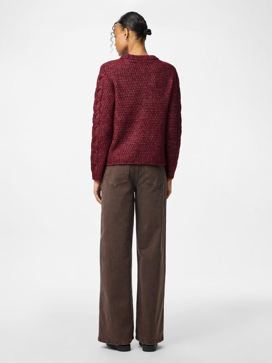 Carousel image - PCNINA JUMPER, Tawny Port | 2