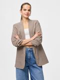 Product image thumbnail - PCBOSELLA 3/4 PRINTET BLAZER, Silver Mink | 1