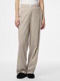 Product image thumbnail - PCSTINNA HW  TROUSERS, Greige | 3