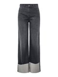 Product image thumbnail - PCPIL HW STRAIGHT FIT JEANS, Grey Denim | 6