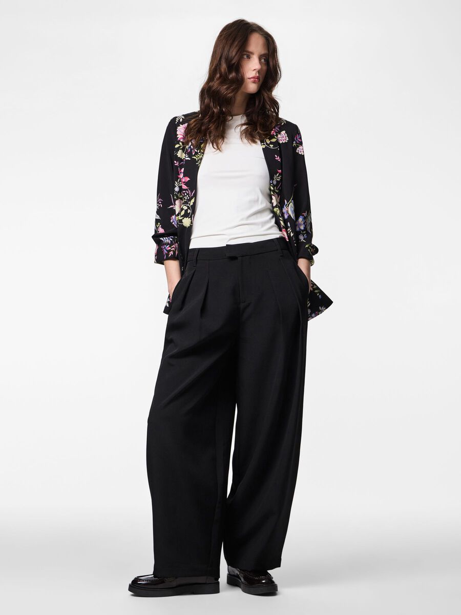 Carousel image - PCBOSELLA - LONGUEUR 3/4 - IMPRIM&Eacute; BLAZER, Black | 7