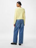 Product image thumbnail - PCSILLY KNITTED CARDIGAN, Pale Banana | 2