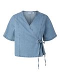 Product image thumbnail - PCFLORA  DENIM SHIRT, Light Blue Denim | 5