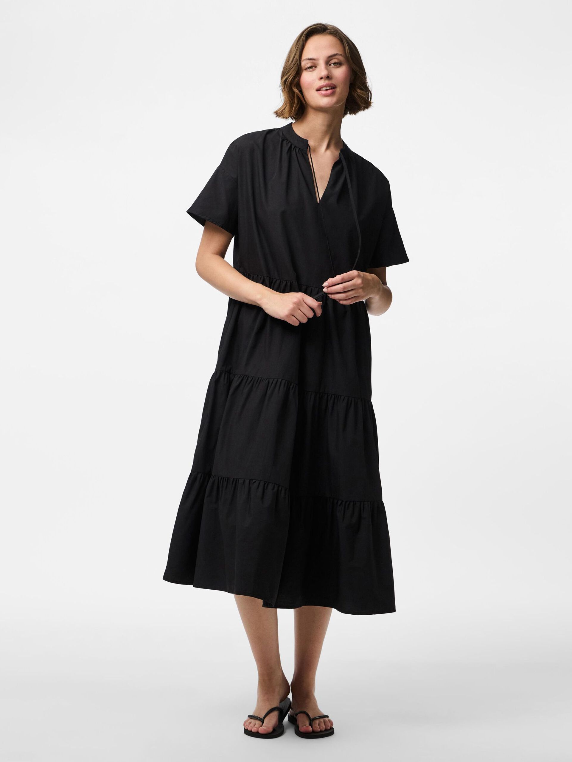 Carousel image - PCFARRY MIDI DRESS, Black | 5