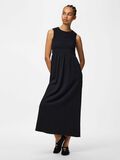 Product image thumbnail - PCBETTY GESMOKT MAXI JURK, Black | 1