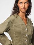 Product image thumbnail - PCSILKE DENIM SHIRT, Military Olive | 4