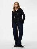 Product image thumbnail - PCRAJA ZIP KNITTED CARDIGAN, Black | 3