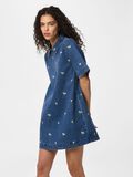Product image thumbnail - PCFLORA  DENIM DRESS, Medium Blue Denim | 1