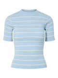 Product image thumbnail - PCMIRA  KNITTED TOP, Cashmere Blue | 5