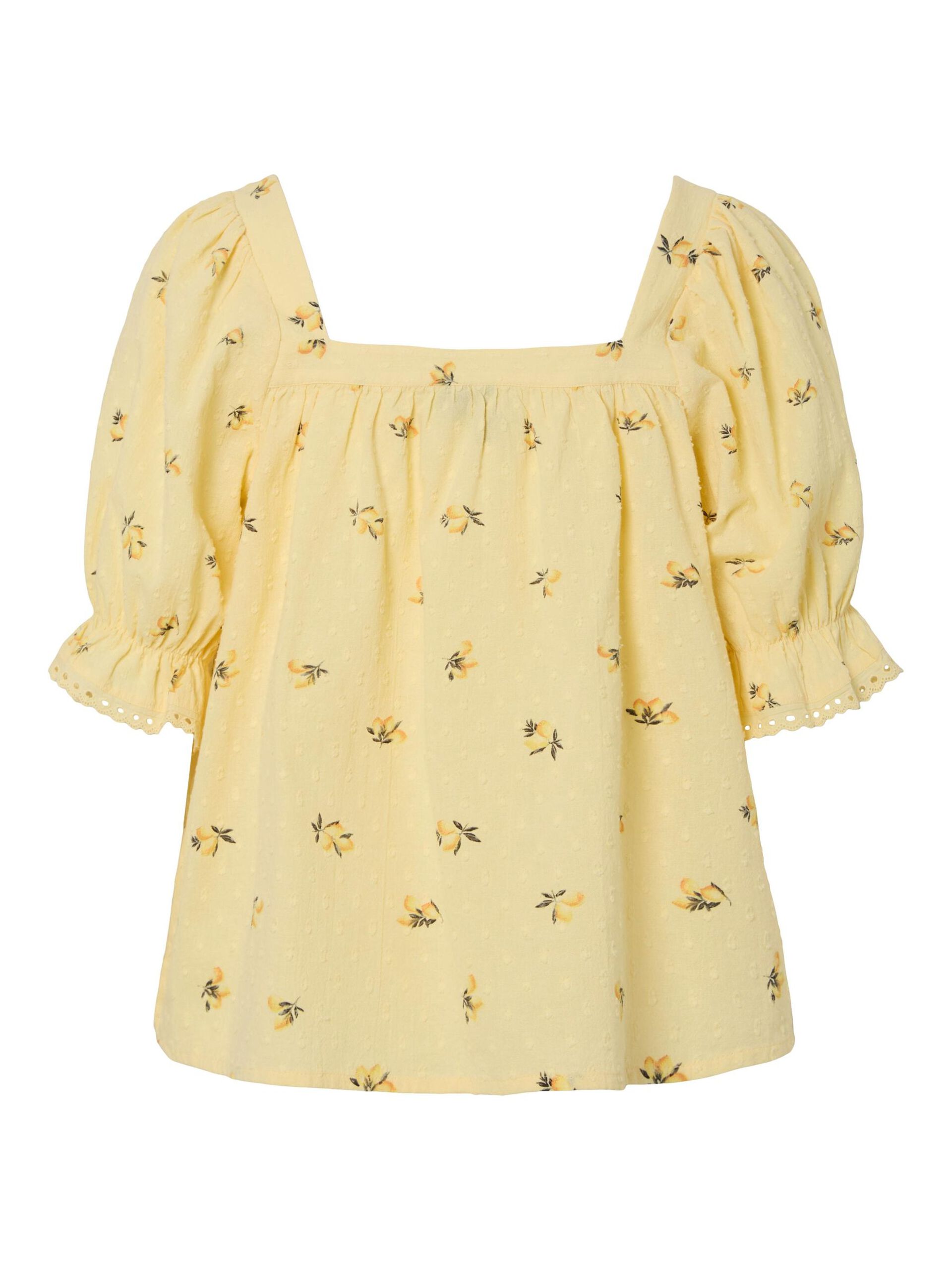 Carousel image - PCTHEA KORTERMET BLUSE, Pale Banana | 7