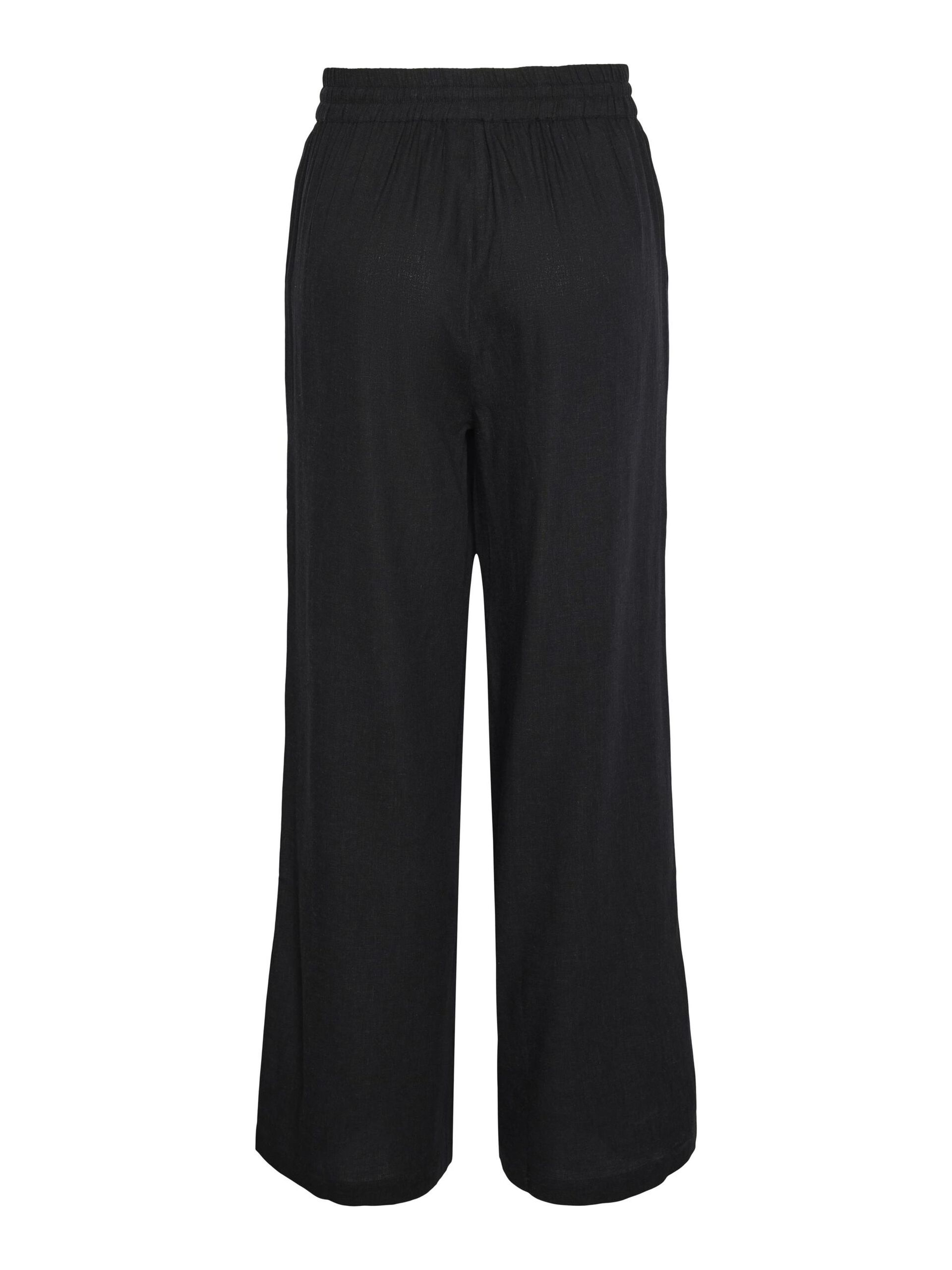 Carousel image - PCPIA WIDE-LEG TROUSERS, Black | 7