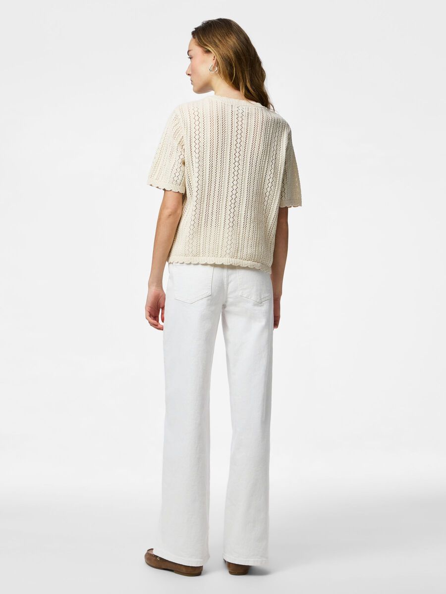 Product carousel image - PCNUKA GEBREID VEST, Birch | 2