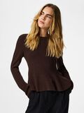 Product image thumbnail - PCJAN  KNITTED JUMPER, Hot Fudge | 1