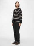 Product image thumbnail - PCMATHILDE PULL EN MAILLE, Black | 3
