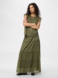 Product image thumbnail - PCASTRID JUPE LONGUE, Burnt Olive | 8