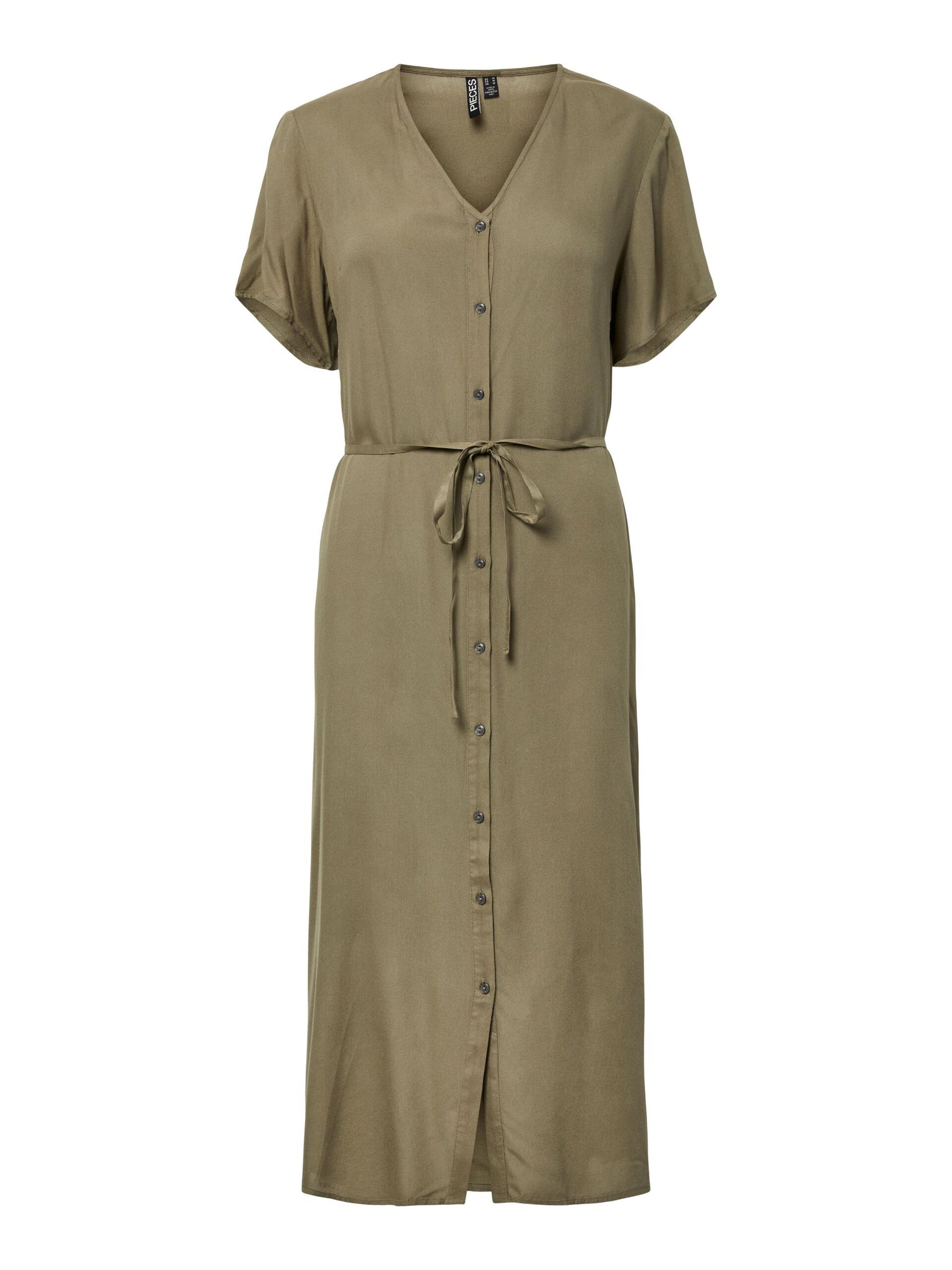 Carousel image - PCNYA V-NECK MIDI DRESS, Mermaid | 5