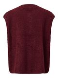 Product image thumbnail - PCKATTY TEDDY VEST, Tawny Port | 6