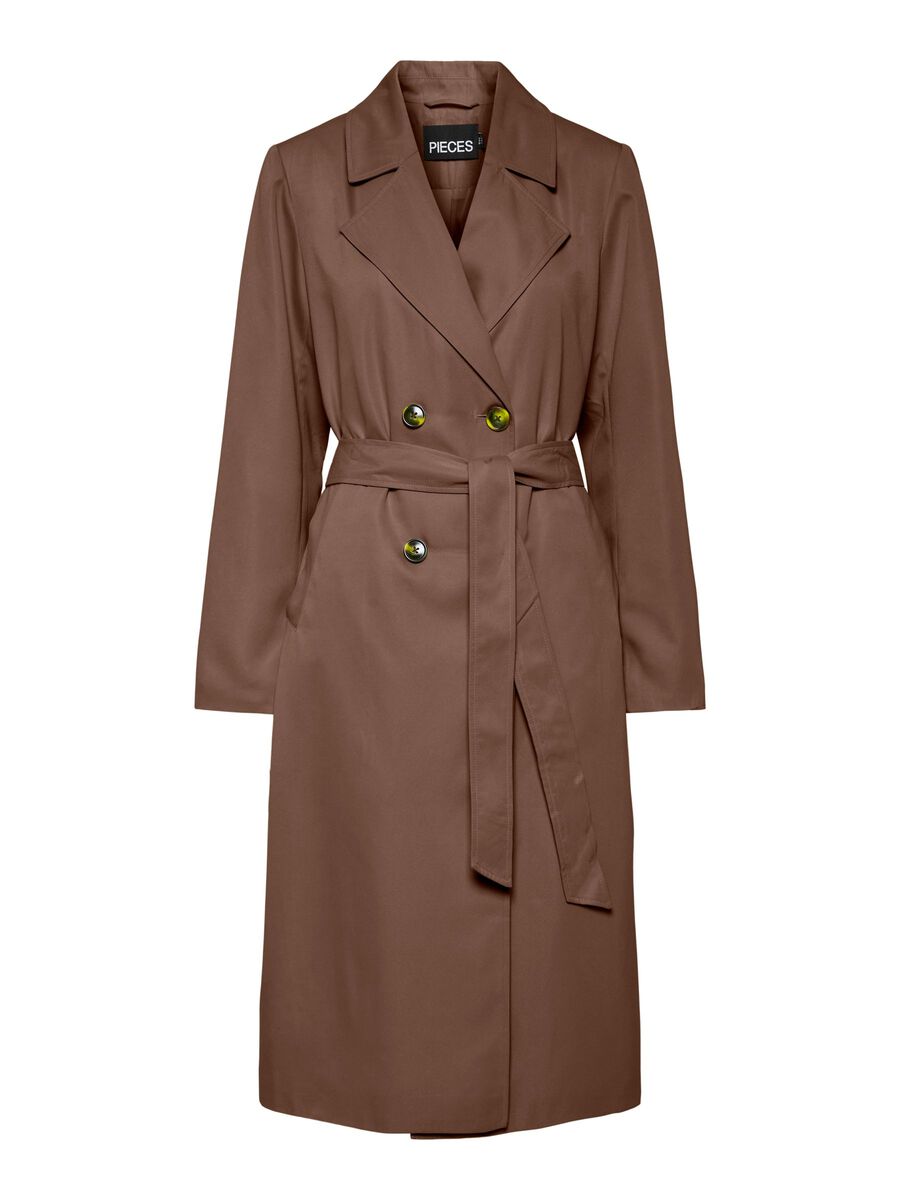 Product carousel image - PCSCARLETT TRENCH, Coffee Quartz | 2