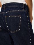 Product image thumbnail - PCKARLA MW WIDE FIT JEANS, Dark Blue Denim | 4