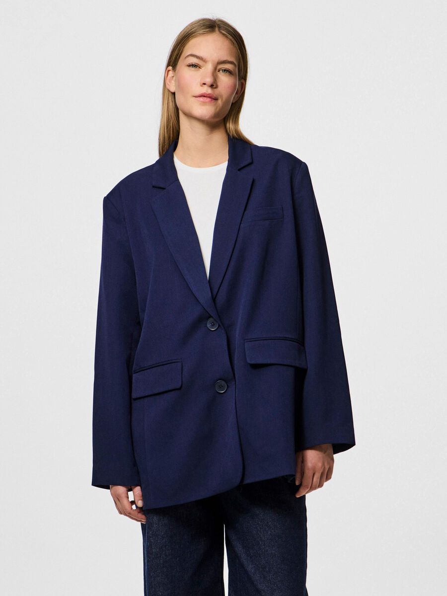 Carousel image - PCKAMIL OVERSIZE-BLAZER, Maritime Blue | 1