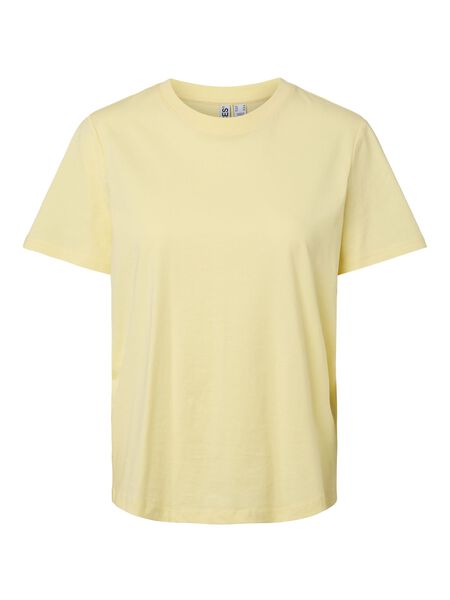 Pieces PCRIA COTTON T-SHIRT, French Vanilla, highres - 17140802_FrenchVanilla_001.jpg