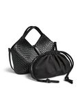 Product image thumbnail - PCMANNI - TRESSÉ SAC BANDOULIÈRE, Black | 1