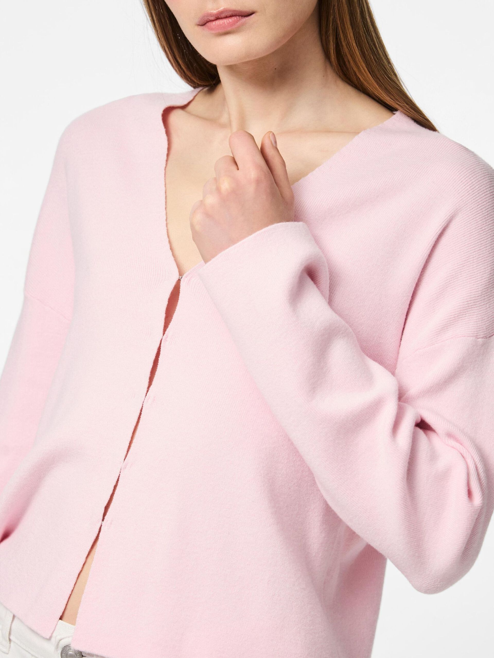 Carousel image - PCTIA KNITTED CARDIGAN, Pink-A-Boo | 4